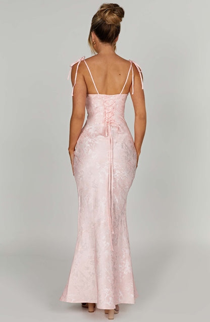 Robe longue Whitney - Blush