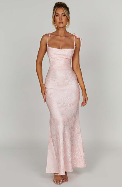 Robe longue Whitney - Blush