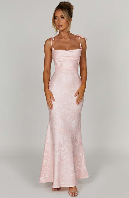 Robe longue Whitney - Blush