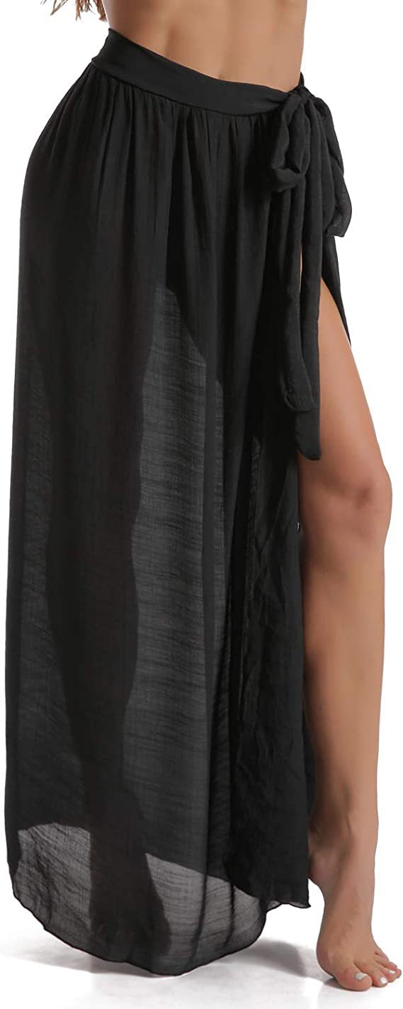 Women Beach Sarong Wraps with Tassels Swimsuit Coverup Summer Bathing Suit Cover Up Casual Swimwear - Seldom Seen Styles