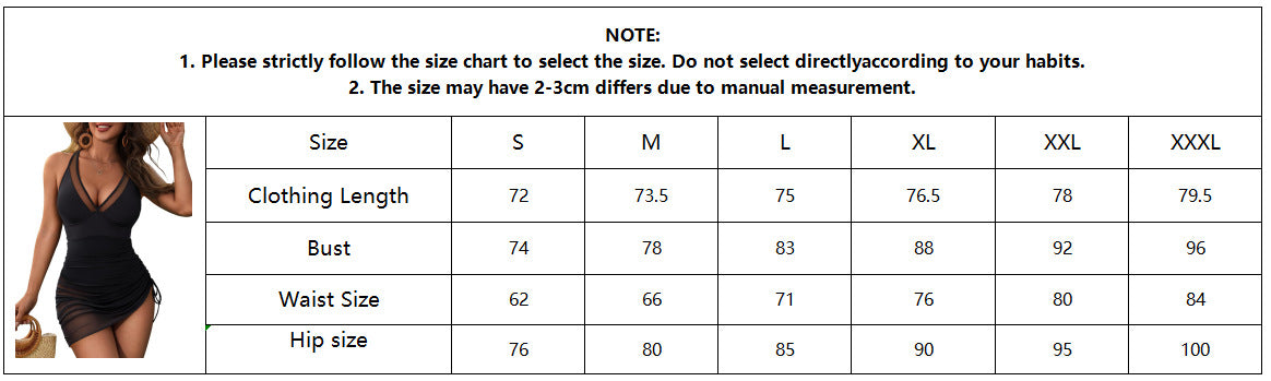 Women Mesh One Piece Swim Dress Swimsuit Tummy Control Bathing Suit - Seldom Seen Styles