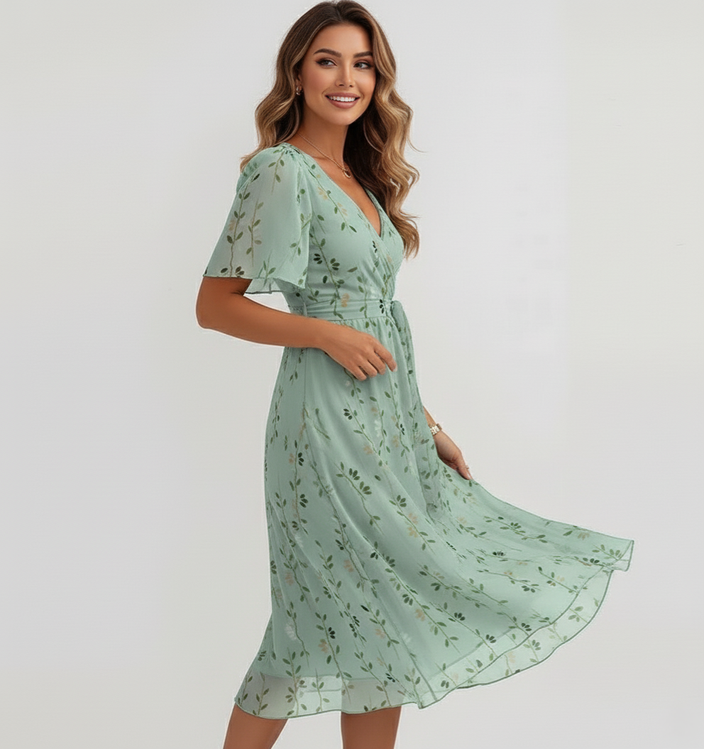 Women Midi Dress | Floral Print Design - Seldom Seen Styles