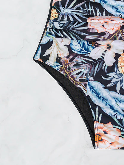 Maillot de bain sexy en maille pour femme, effet gainant, push-up, taille haute