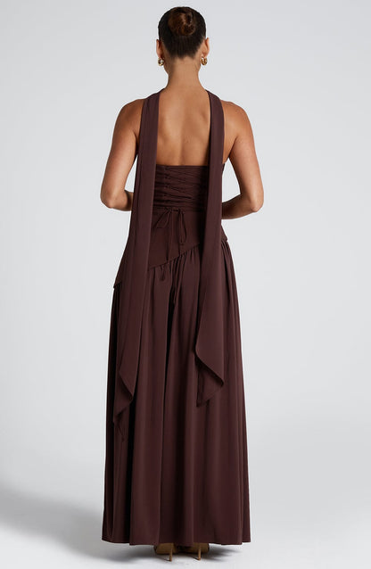 Robe longue bustier patchwork pour femme, sexy, avec fente haute, top tube, pour soirée club avec écharpe, robes longues de bal et d'invitée de mariage