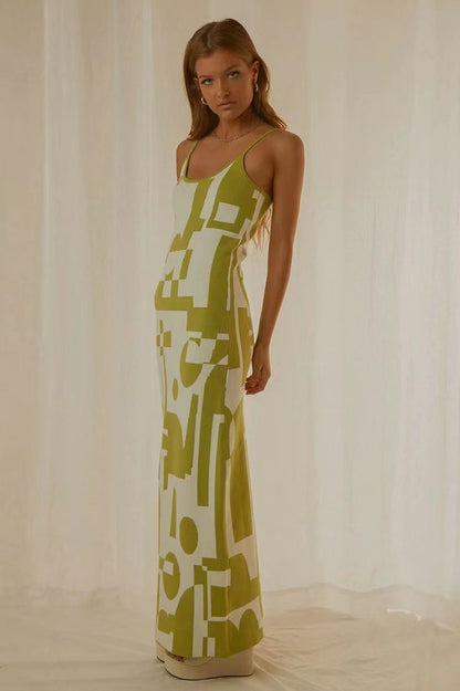 Robe longue en maille Cali Sweetheart