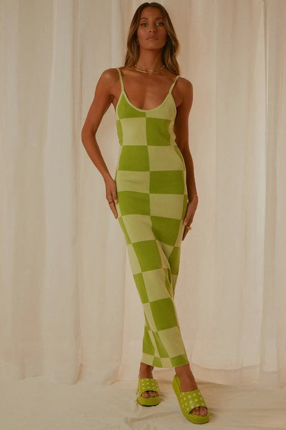 Robe longue en maille Cali Sweetheart