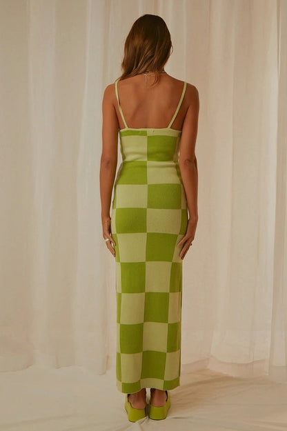 Robe longue en maille Cali Sweetheart
