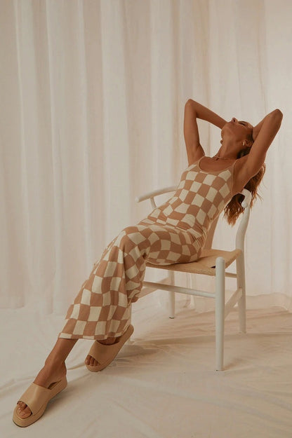 Robe longue en maille Cali Sweetheart
