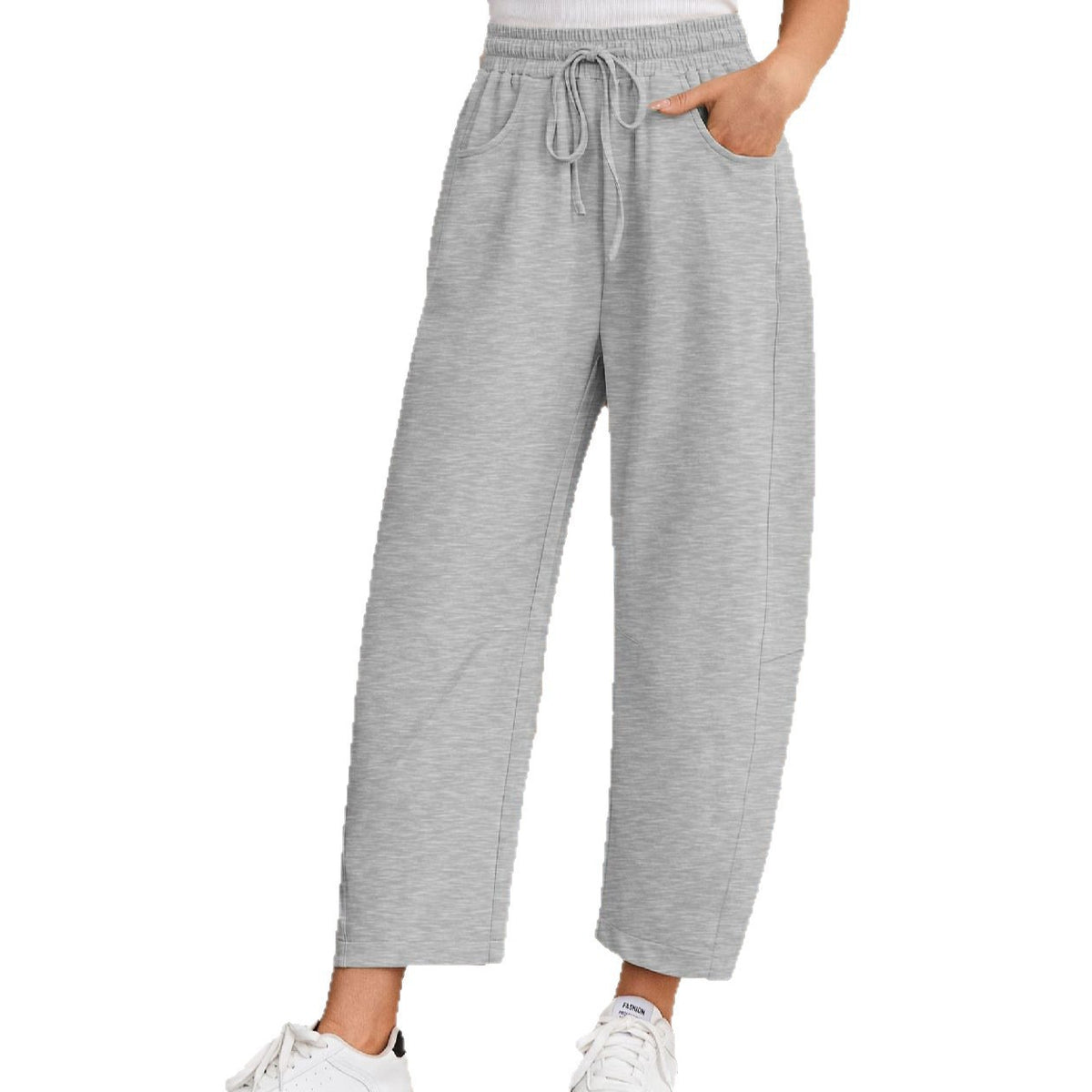 Women's Baggy Wide Leg Sweatpants with Drawstring Waist and Pockets - Seldom Seen Styles