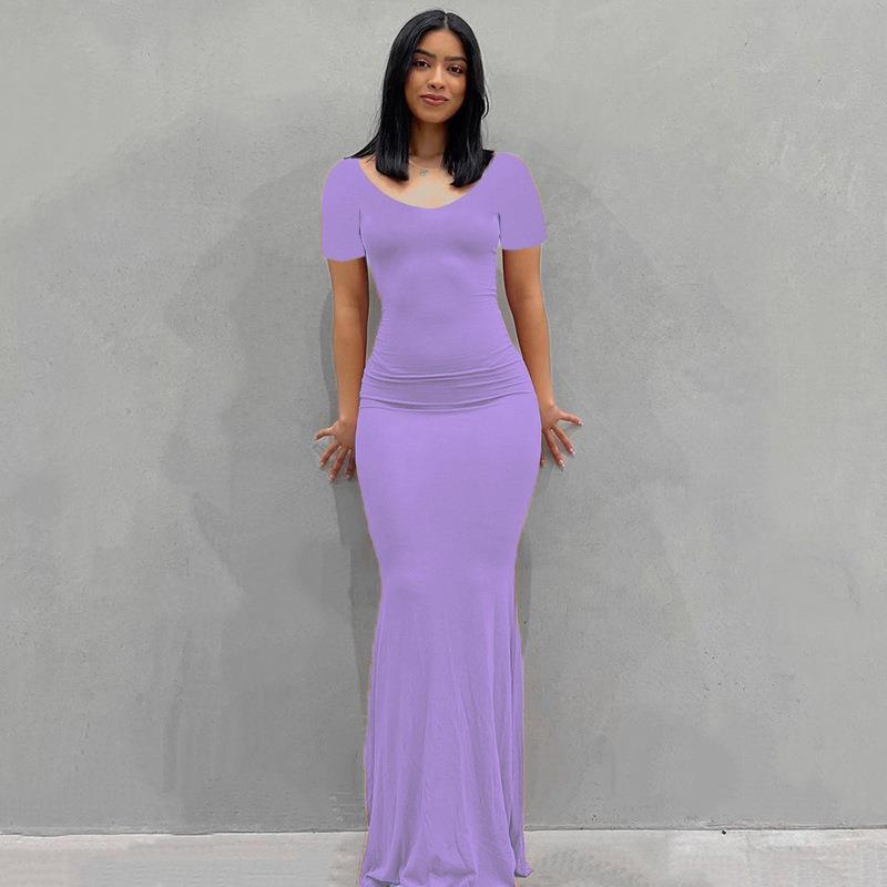 Women's Bodycon Maxi Dress Spaghetti Strap Slim Fit Lounge Dress Casual Sleeveless Dress - Seldom Seen Styles