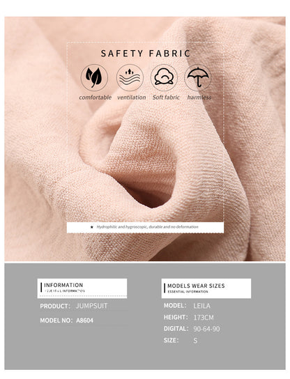 Damen-Strampler mit Knöpfen und Rüschenbesatz, weites Bein, lässiger, bequemer, geraffter, ärmelloser Strampler mit Bindeband vorne, Strampler für Damen, Sommer-Strampler für Damen, Sommer-Outfits, Ausgeh-Outfits 2024