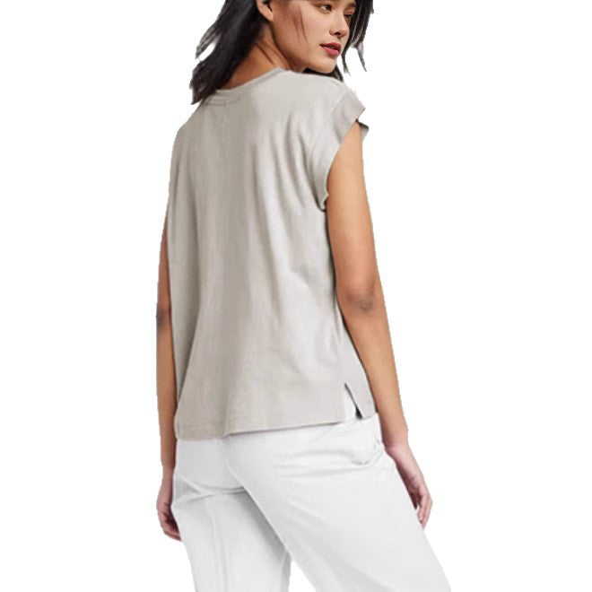 Women's Cap Sleeve T Shirt Casual Crew Neck Loose Fit Basic Tee Summer Everyday Top - Seldom Seen Styles