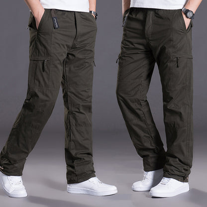 Women's Cargo Pants Relaxed Fit Cotton Casual Outdoor Hiking Windproof Jogger Pants Plus Size