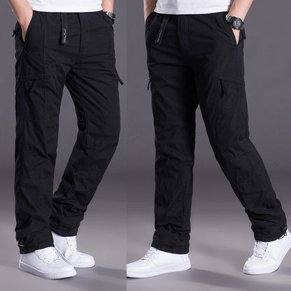 Women's Cargo Pants Relaxed Fit Cotton Casual Outdoor Hiking Windproof Jogger Pants Plus Size