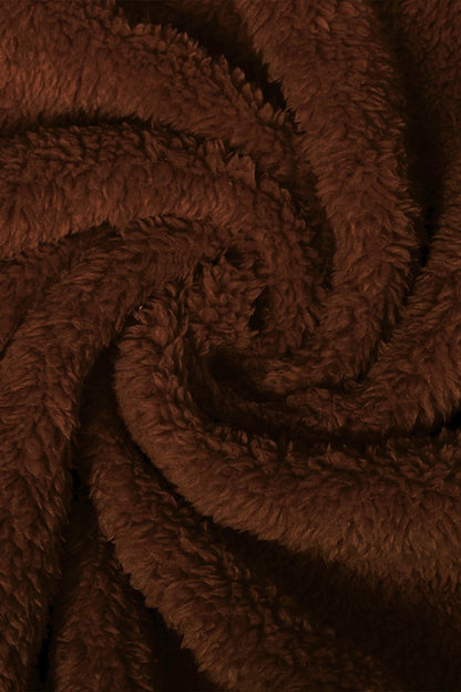 Veste Cardigan ample et décontractée en peluche chaude à manches longues pour femme
