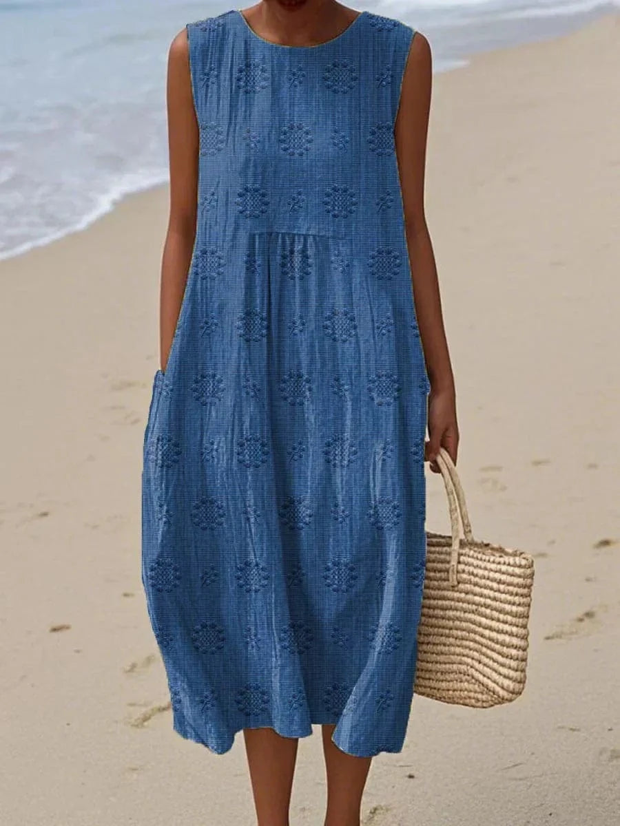 Women's Casual Timeless Elegant Flowy Airy Maxi Dress - Seldom Seen Styles
