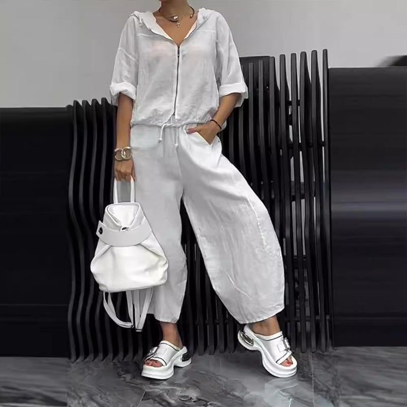 Women's Casual Top & Pants 2-Piece Set - Seldom Seen Styles