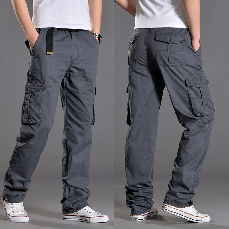 Women's Cotton Cargo Pants Multi-Pocket Straight Leg Casual Trousers Summer Outdoor Vacation Outfit - Seldom Seen Styles