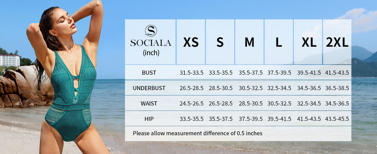 Women's Crochet One Piece Swimsuit V Neck High Waist Hollow Monokini Sexy Bathing Suit Beach Vacation Swimwear - Seldom Seen Styles