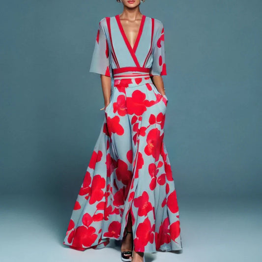 Women’s Dress | Floral Wrap Maxi - Seldom Seen Styles