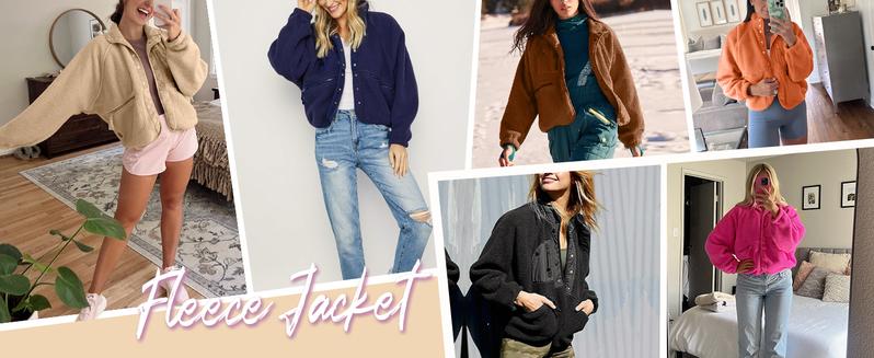 Women's Fuzzy Sherpa Fleece Jacket, Warm Button-Down Winter Coat for Fall & Daily Wear - Seldom Seen Styles