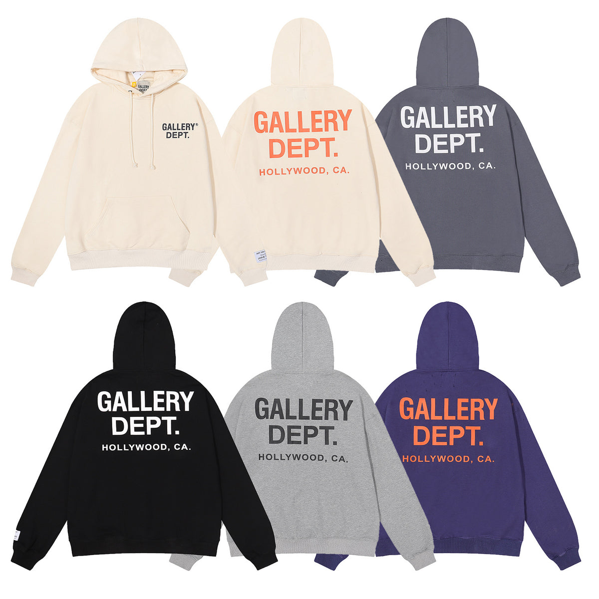 Women's Hand-Painted Ink Splash Letter Hoodie Sweatshirt Oversized Casual Street - Seldom Seen Styles