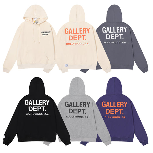 Women's Hand-Painted Ink Splash Letter Hoodie Sweatshirt Oversized Casual Street - Seldom Seen Styles