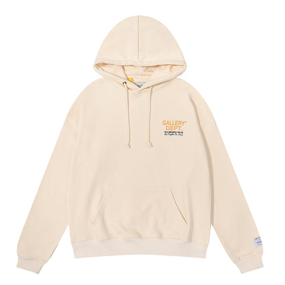 Women's Hand-Painted Ink Splash Letter Hoodie Sweatshirt Oversized Casual Street