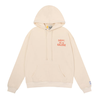 Women's Hand-Painted Ink Splash Letter Hoodie Sweatshirt Oversized Casual Street