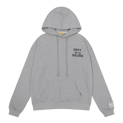 Women's Hand-Painted Ink Splash Letter Hoodie Sweatshirt Oversized Casual Street