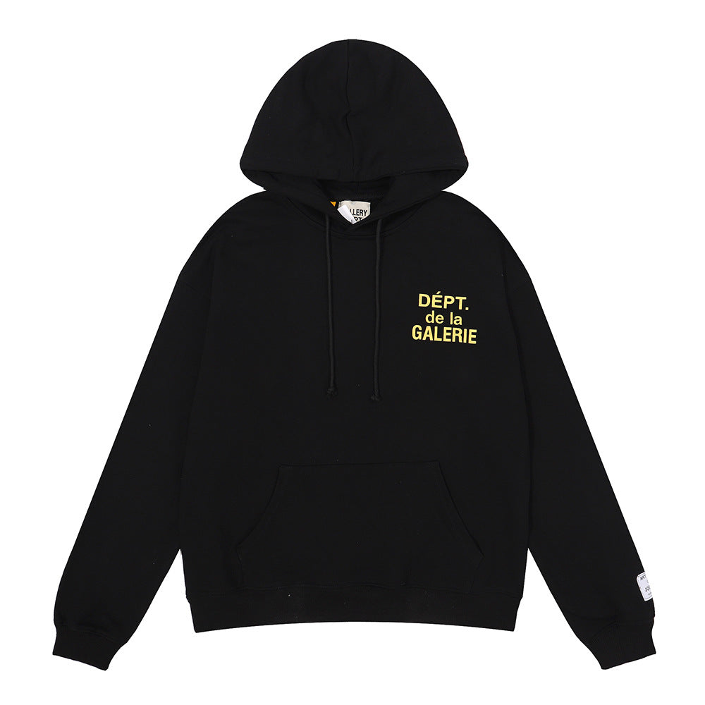 Women's Hand-Painted Ink Splash Letter Hoodie Sweatshirt Oversized Casual Street - Seldom Seen Styles