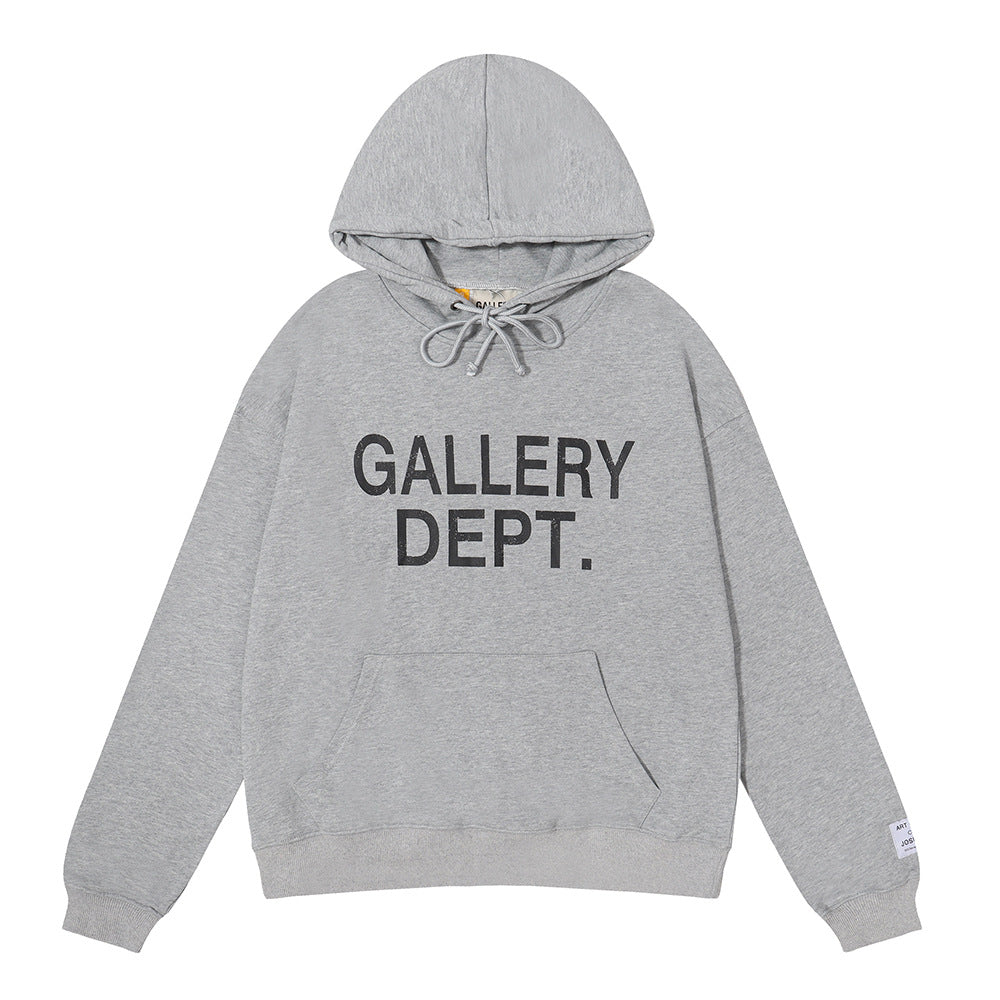 Women's Hand-Painted Ink Splash Letter Hoodie Sweatshirt Oversized Casual Street - Seldom Seen Styles
