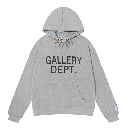 Women's Hand-Painted Ink Splash Letter Hoodie Sweatshirt Oversized Casual Street