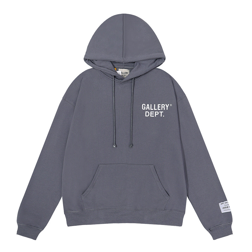 Women's Hand-Painted Ink Splash Letter Hoodie Sweatshirt Oversized Casual Street - Seldom Seen Styles