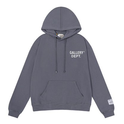 Women's Hand-Painted Ink Splash Letter Hoodie Sweatshirt Oversized Casual Street