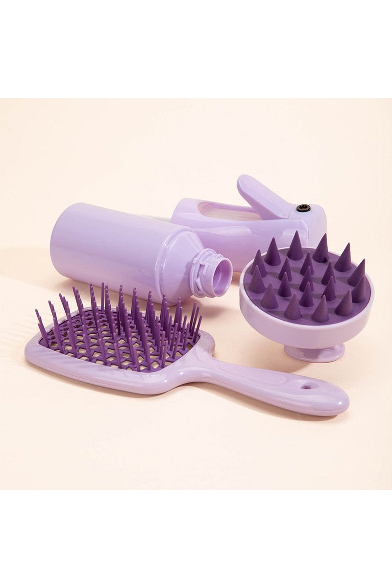 Women's Home Use Straight Hair Curly Hollow Comb Set - Seldom Seen Styles