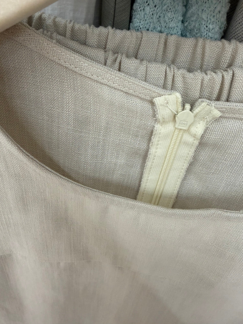 Women's Linen Sleeveless Tank Top Wide-Leg Pants Two-Piece Set Minimalist Summer Vacation Resort Outfit - Seldom Seen Styles