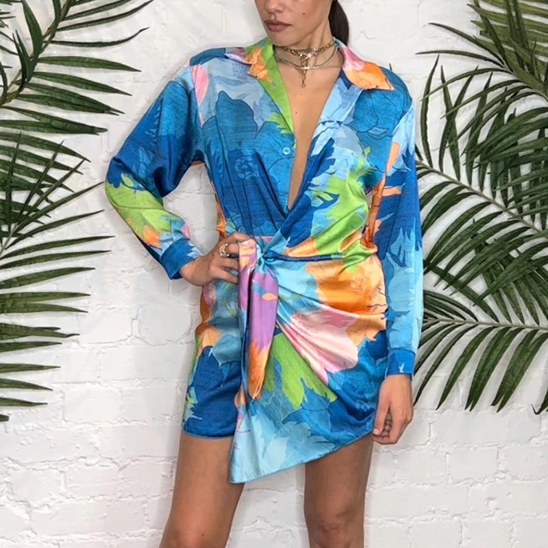 Women's Long Satin Shirt Lightweight Silky Smooth Casual Oversized Button Down Blouse for Work Office Street Style Going Out - Seldom Seen Styles