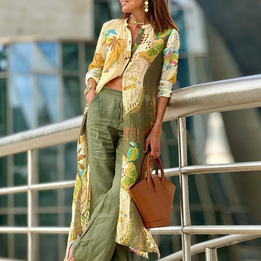Women's Long Sleeve Button Printed Bodycon Sexy Nightclub Party T-Shirts Dress - Seldom Seen Styles