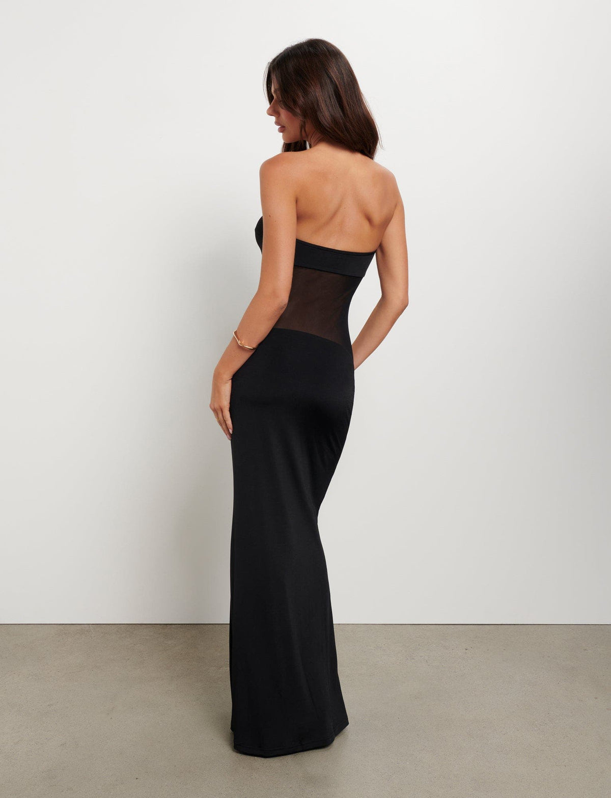 Women's Mesh Maxi Dress Elegant Flattering Soft Breathable Flowy Long Dress for Wedding Guest Dinner Date Night Special Occasion - Seldom Seen Styles