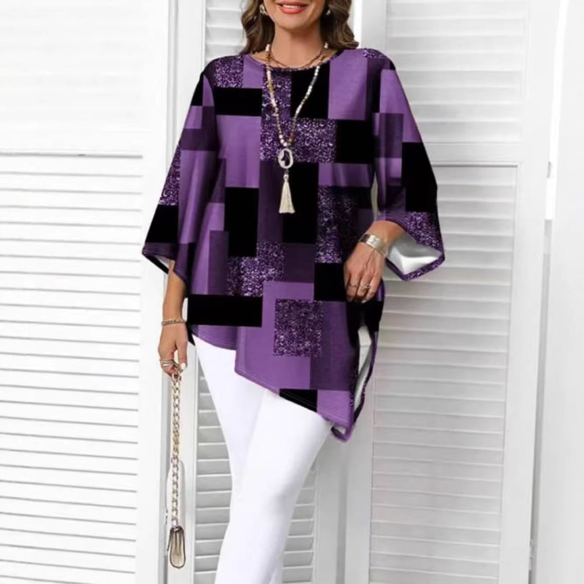 Women's Plus Size Loose Casual Irregular Hem Top Oversized Short Sleeve Summer Shirt Blouse - Seldom Seen Styles