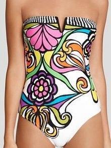 Women's Printed One Piece Swimsuit Sexy Siamese Bikini Bodysuit Tummy Control Bathing Suit for Beach Vacation Pool Summer - Seldom Seen Styles