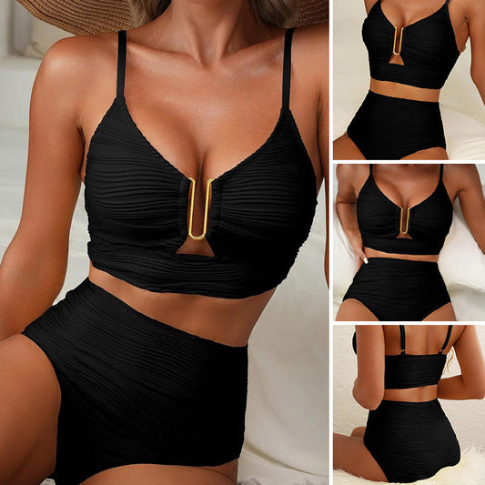 Women's Push-Up Bikini with High Waist - Seldom Seen Styles