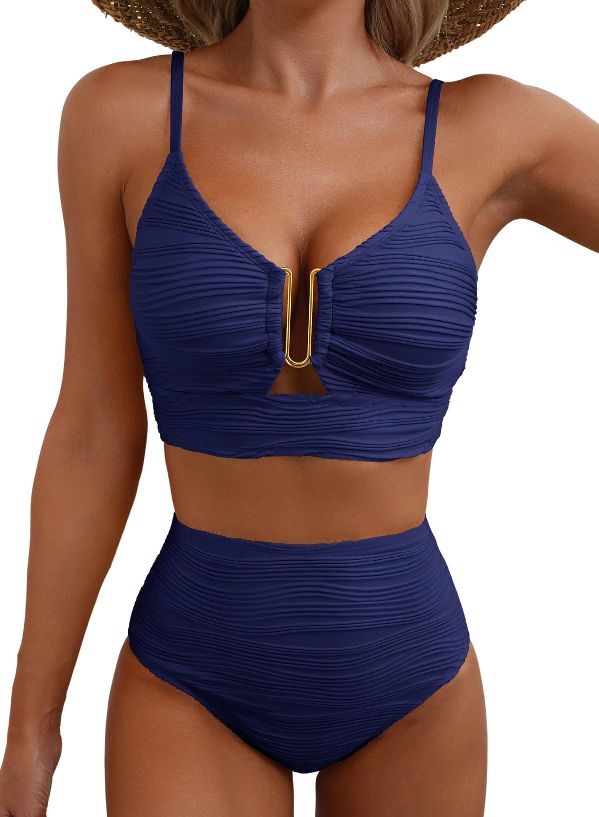 Women's Push-Up Bikini with High Waist - Seldom Seen Styles