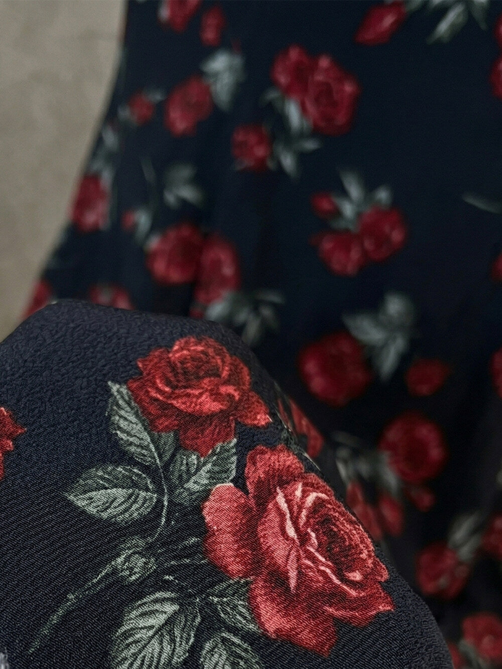 Women's Rose Floral Print Mesh Midi Dress Bodycon Dresses chiffon halter neck dress - Seldom Seen Styles