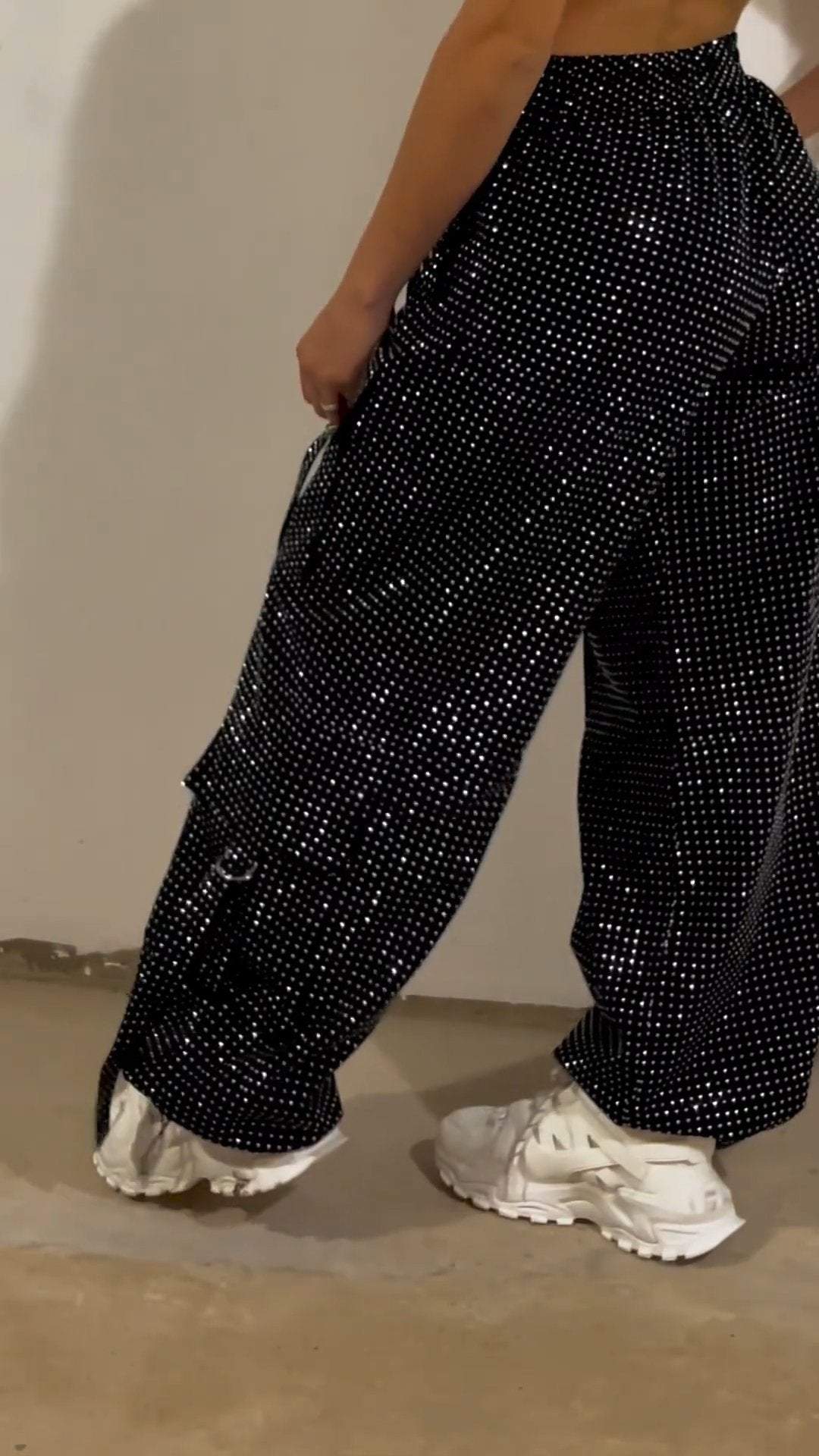Women's Sequined Trousers - Seldom Seen Styles