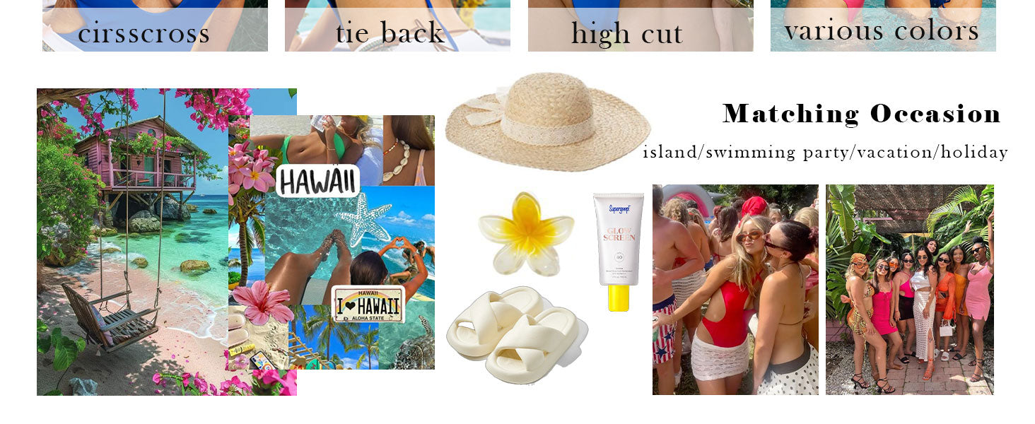 Women's Sexy Criss Cross Halter Bathing Suit Cut Out Backless Monokini Swimsuits One Piece - Seldom Seen Styles