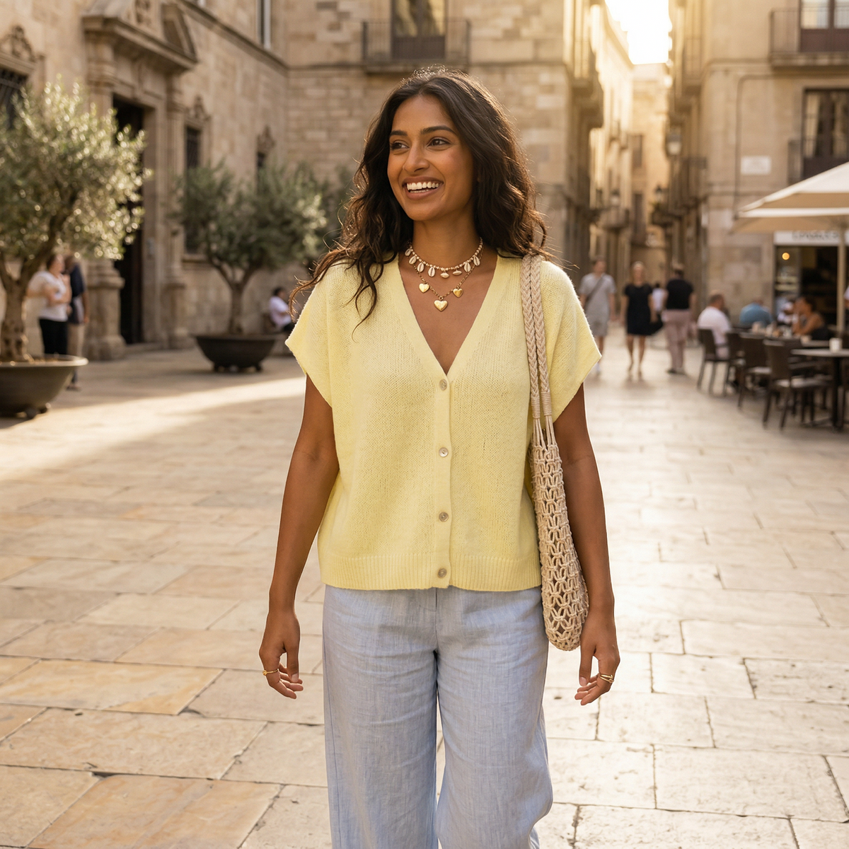 Women's Short Sleeve Knit Cardigan Open Front Lightweight Summer Layering Top Casual Vacation Outfit - Seldom Seen Styles
