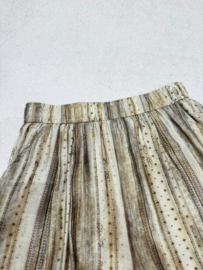 Women's Sleeveless Collar Shirt Patchwork Print Wide-Leg Pants Two-Piece Set Boho Summer Vacation Resort Outfit