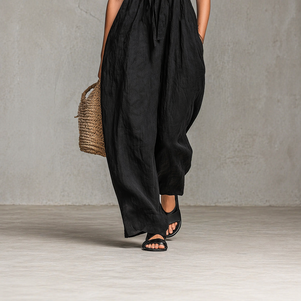 Women's Strapless Maxi Dress Loose Fit Smocked Tube Dress Casual Summer Vacation Dress - Seldom Seen Styles